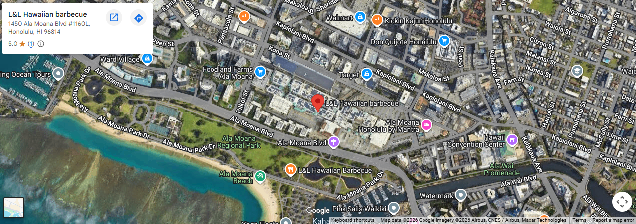 Location 1450 Ala Moana Blvd #1160L, Honolulu, HI 96814